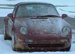96 Porsche 911 Coupe in the snow