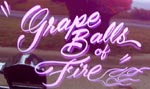 Grape Balls of Fire Mascot