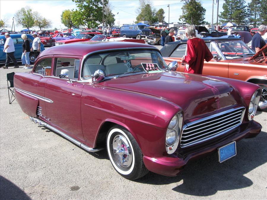 55 Chevy Chopped 2dr Sedan Custom